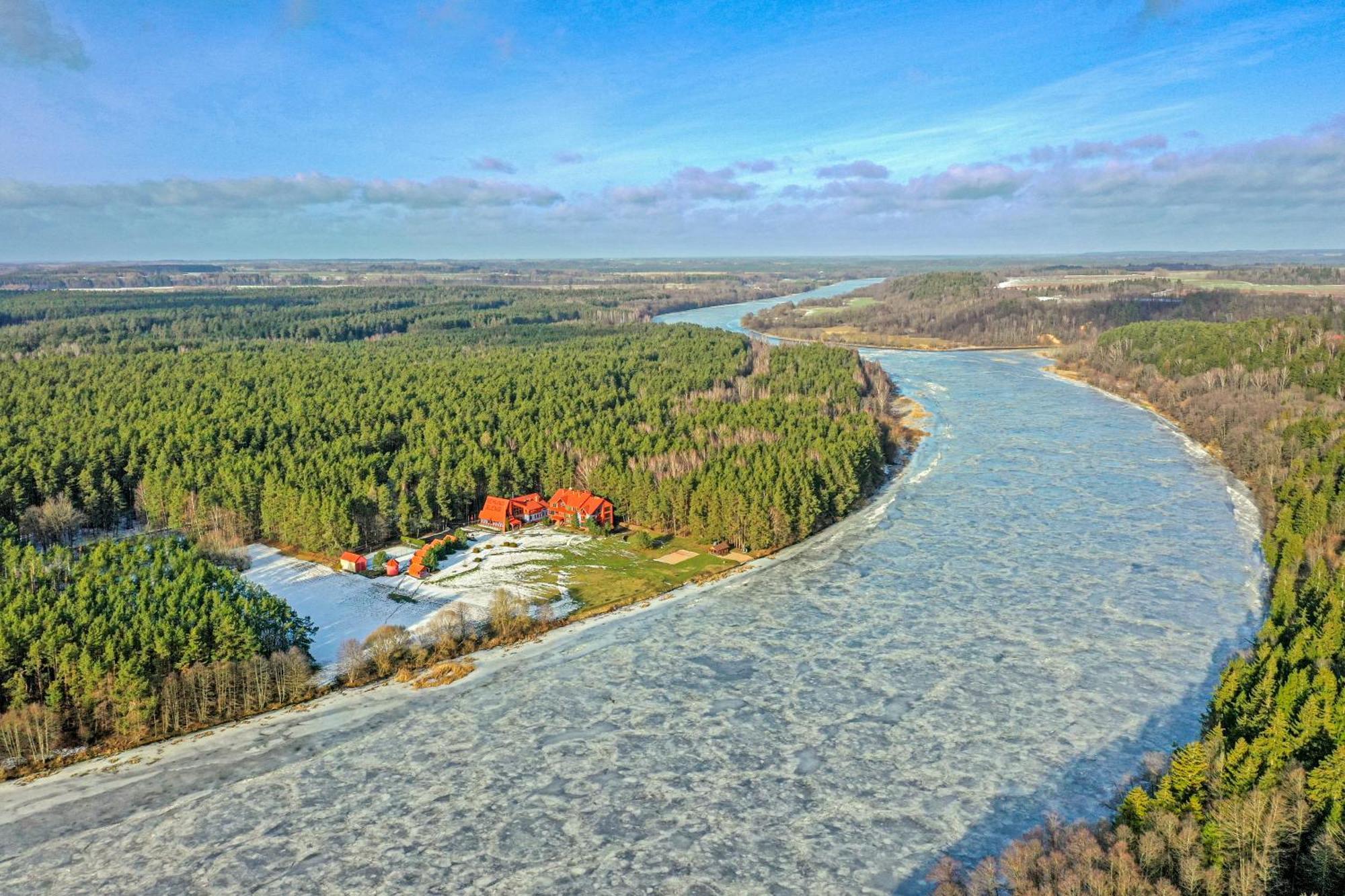 Hotel Nemuno Slenis Birštonas Exteriér fotografie